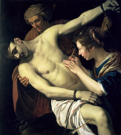 St. Sebastian und St. Irene von Jan van Bijlert or Bylert